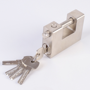 FEIHUAN Fábrica de alta seguridad de alta resistencia Rectangular candado de hierro OEM/ODM niquelado - Product Image 2