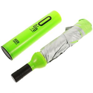 Parapluie créatif portable en forme de bouteille de vin, personnalisable avec logo, haute qualité, vente en gros, idéal pour cadeau - Product Image 3