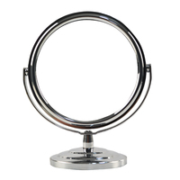 Miroir de maquillage à grossissement personnalisé Table ronde bureau petit miroir debout de vanité