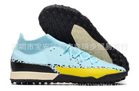 Chaussures de football basses pour hommes, imperméables, tout en tricot FG clouté, avec rembourrage en herbe, chaussures de football