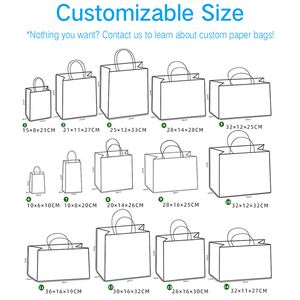 Kích Thước Lớn Sang Trọng Ribbon Sô Cô La Kẹo Món Quà Bánh Thực Phẩm Túi Giấy Tùy Biến Nghệ Thuật Sử Dụng Giấy Cho Pizza Sữa Sushi - Product Image 4