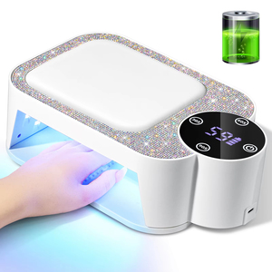 เครื่องอบเล็บ UV LED แบบมืออาชีพ พร้อมที่วางมือไร้สาย 45LEDs ชาร์จไฟได้ สำหรับอบเจลขัดเงา อุปกรณ์ทำเล็บ - Product Image 1