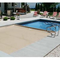 Couverture de Piscine Automatique Électrique en PVC Anti-UV Résistante à l'Usure avec Enrouleur