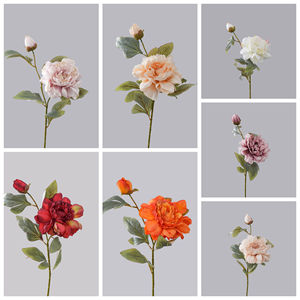 Fleur de pivoine artificielle Lark rose à tige unique, bouquet de mariage, décoration intérieure, style Ins transfrontalier - Product Image 3