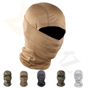 Adult Full Embroidery Winter Skimask Knit Neon Balaclava Three Hole Custom Face Ski Mask Hat Logo - Product Image 1