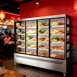 Réfrigérateur commercial YINZHENG à <span class=keywords><strong>4</strong></span> <span class=keywords><strong>portes</strong></span> pour fruits et légumes, vitrine <span class=keywords><strong>réfrigérée</strong></span>, équipement de réfrigération - Product Image 1