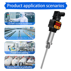 Sonda PT100 Personalizável Walta 100mm em Aço Inoxidável IP65 Transmissor <span class=keywords><strong>Digital</strong></span> Sensor de Temperatura com Display LCD Saída <span class=keywords><strong>4</strong></span>-<span class=keywords><strong>20mA</strong></span> 0,5% - Product Image 4