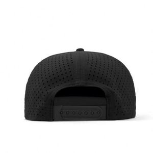 5 Panel Blank Custom Logo Waterproof Baseball Cap With <b>Rope</b> Laser Cut Hole Perforated Caps Performance Sports Golf Hats - Product Image 5