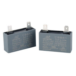 Condensateur de démarrage <span class=keywords><strong>CBB61</strong></span> <span class=keywords><strong>Sh</strong></span> <span class=keywords><strong>S3</strong></span> pour moteur AC EPERS, 250VAC/450VAC 5uF, design carré pour climatiseurs - Product Image 3