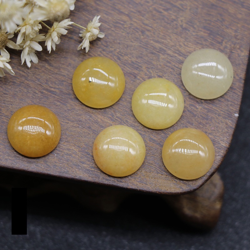 14mm yellow jade