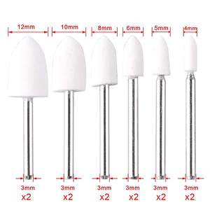 Juego de mandril montado en fieltro de lana, brocas de rueda de pulido con caja gratis <span class=keywords><strong>para</strong></span> herramienta rotativa <span class=keywords><strong>Dremel</strong></span>, 2 formas y 6 tamaños, 24 piezas - Product Image 4