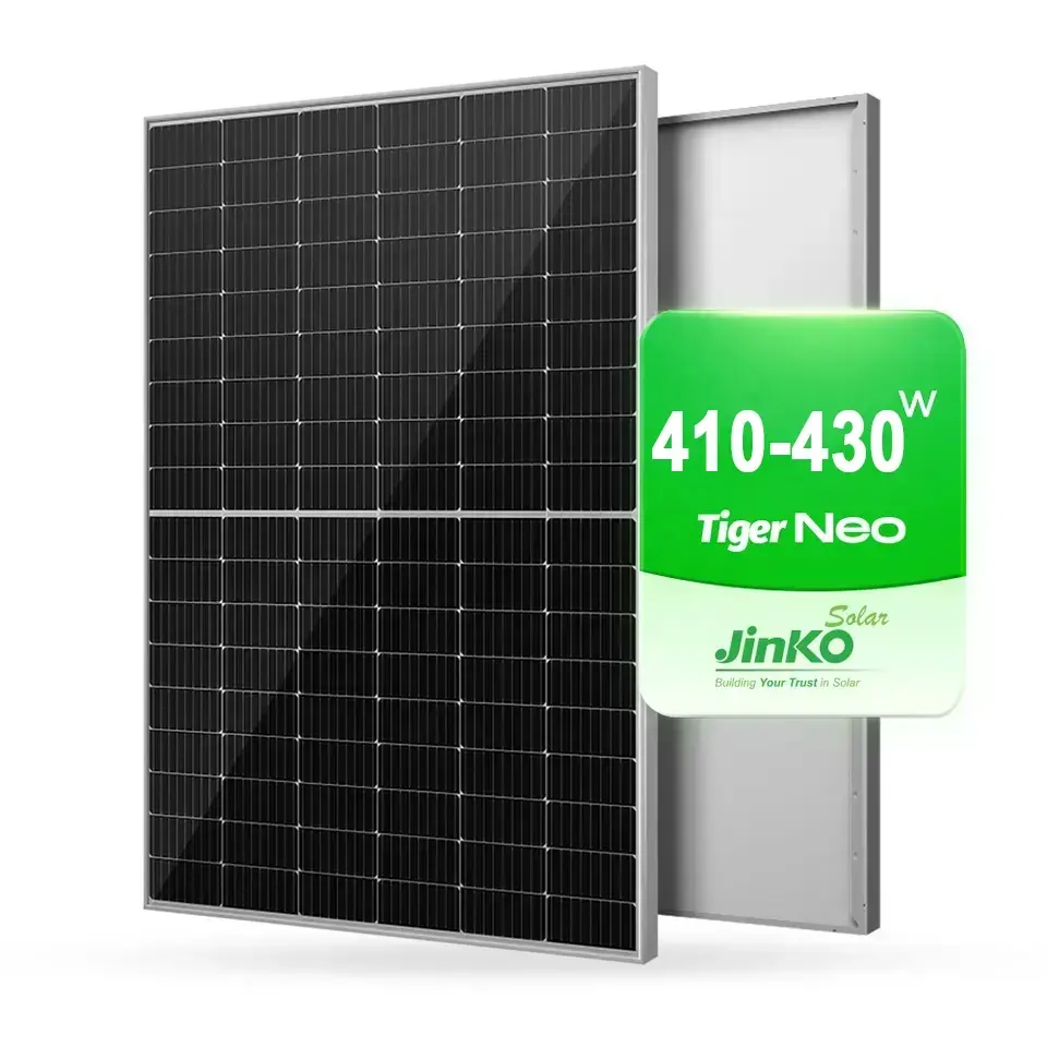 Harga Terbaik Panel surya Jinko 425w Panel surya Mono 108 sel monokristalin 425W pemasok Panel daya surya