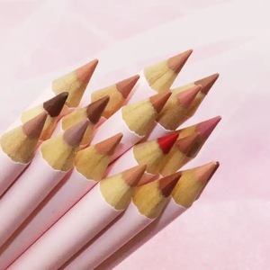 Lápiz delineador de labios mate de alto pigmento al por mayor de larga duración colores ricos ultrafinos suave bien definido sin logotipo delineador de labios vegano - Product Image 4