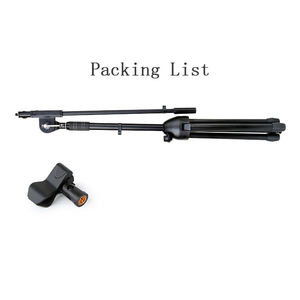 XTUGA-Soporte de micrófono de acero de alta resistencia, con ajuste de suelo, plegable, profesional, pedestal para <span class=keywords><strong>microfono</strong></span> - Product Image 6