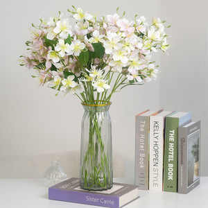 Bouquet de fleurs de jasmin artificielles réalistes en soie parfumée, longue durée, décoration de table, boîte cadeau - Product Image 3