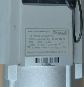 EXCAR 48v 5kw AQH5-4001B.01 Golf Cart Star EV Moteur AQH5-4001B 32V 5kw Golf Cart AC Motor Star EV Pièces de rechange - Product Image 3