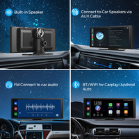Article populaire Voiture portable à double lentille DVR Carplay Android Auto pour la surveillance de la sécurité des véhicules