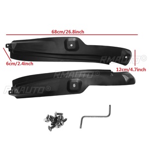 2 Pièces Garde-boue intérieur arrière de voiture anti-salissure pour Skoda Karoq 2016-2021, Accessoires de protection anti-salissure, Tapis avant, Modification - Product Image 2