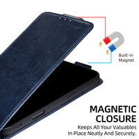 Étui portefeuille classique en cuir avec rabat pour iPhone 18 Pro Max, protection arrière antichoc pour iPhone 17 16 15 Pro Max