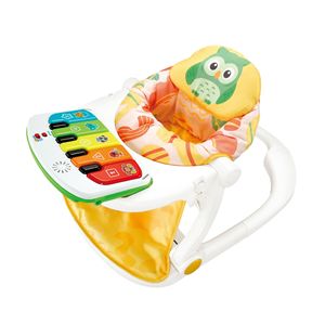 Chaise de sol pliable de luxe pour bébé et tout-petit avec piano et plateau repas, jouets musicaux pour enfants - Product Image 3