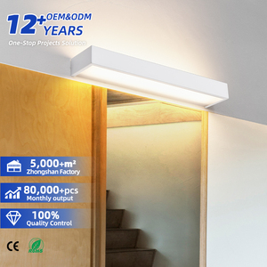 โคมไฟติดผนัง LED แบบกระจก 12W 50 ซม. แสงวอร์มไวท์ ดีไซน์ทันสมัย สีโครเมียม สำหรับห้องน้ำ แต่งหน้า โรงแรม - Product Image 1