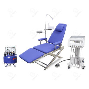 Fauteuil dentaire portable de haute qualité, équipement médical électrique avec prix attractif, faible coût, matériaux métalliques et plastiques - Product Image 6