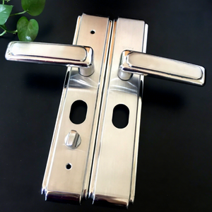 Manija de Puerta Antirrobo Universal Moderna para Apartamento, Accesorios de Seguridad, Manija de Acero Inoxidable Grueso y Sólido para Entrada - Product Image 1