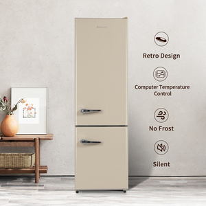 Réfrigérateur Électrique Rétro 238L Sans Givre Économe <span class=keywords><strong>en</strong></span> Énergie MDRF250WE-RE Congélateur <span class=keywords><strong>Bas</strong></span> Refroidissement par Air Portable pour la Maison - Product Image 4