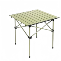 Table pliante portable de couleur personnalisée légère en gros pour le camping en plein air Petite table pliante pour la cuisine