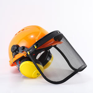 PPEキットABS耐久性高品質安全ヘルメット取り付けフェイスシールドイヤーマフスプラッシュガードエンジニアリング建設安全ヘルメット - Product Image 2