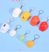 Porte-clés en plastique bon marché et casque de sécurité personnalisé avec logo