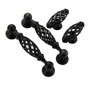 Lideshi Birdcage Cabinet Handles Antique Style Drawer Pulls For <b>Wardrobe</b> Kitchen Furniture Hardware 6161 - Product Image 5