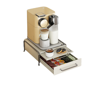 Tiroir <span class=keywords><strong>de</strong></span> stockage <span class=keywords><strong>de</strong></span> thé à dosettes <span class=keywords><strong>de</strong></span> café <span class=keywords><strong>de</strong></span> grande capacité sous l'infuseur Keurig K Cup Cup Coffee Pod Organizer avec tiroir coulissant - Product Image 5