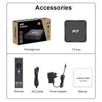 Personalizado P7 Android TV Box Allwinner H618 H.265 Smart Box 2,4G 5G WiFi6 16G ROM Compatible con 4K 1080P Android 12 Set Top Box
