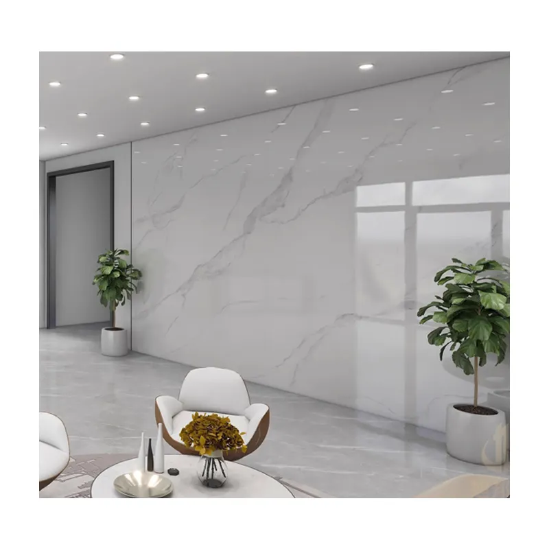 Tinggi Glossy dinding dekoratif papan UV PVC marmer lembar karbon batu tulis dinding papan wallpaper karbon batu tulis panel dekoratif