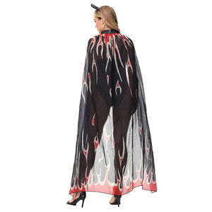 Costume de démon gothique pour soirée en boîte de nuit, cape de démon vache pour Halloween, costumes <span class=keywords><strong>sexy</strong></span> pour femmes adultes - Product Image 6
