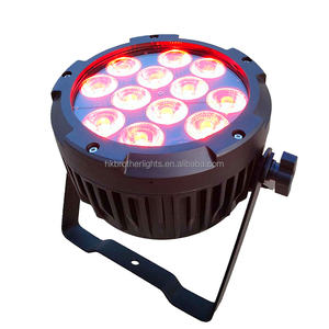 Projecteur LED PAR sans fil DMX haute puissance 12x18W RGBWA IP65 étanche pour extérieur, à tête mobile, alimenté par batterie, pour éclairage mural - Product Image 3