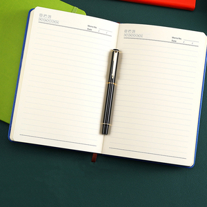 Planificateur hebdomadaire 2026 Journal A5 de haute qualité Reliure cousue <span class=keywords><strong>jaune</strong></span> <span class=keywords><strong>Bloc</strong></span>-notes et stylo Ensemble cadeau - Product Image 6