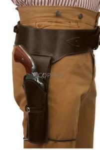 Cintura da Cowboy rinascimentale Revolver fondina medievale pirata Flintlock corsaro capitano cintura di Halloween costumi Cosplay per gli uomini - Product Image 3