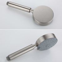 Pommeau de Douche Pressurisé Portable en Acier Inoxydable 304, 3 Jets, Effet Pluie, pour Salle de Bain - Vente en Gros Usine
