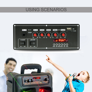 Loa Âm Thanh Pull Rob Bộ Khuếch Đại Công Suất Mô-đun <span class=keywords><strong>Bluetooth</strong></span> <span class=keywords><strong>MP3</strong></span> Máy Nghe Nhạc <span class=keywords><strong>MP3</strong></span> Pin Bảng Micro Không Dây <span class=keywords><strong>Bluetooth</strong></span> 7.4V 2x20W - Product Image 2