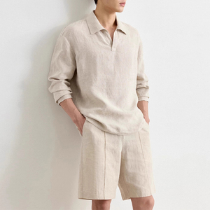 <span class=keywords><strong>Polo</strong></span> da uomo personalizzate OEM <span class=keywords><strong>camicia</strong></span> pendolare 100% <span class=keywords><strong>lino</strong></span> colletto Business Casual vacanza top fornitura all'ingrosso <span class=keywords><strong>di</strong></span> <span class=keywords><strong>Polo</strong></span> - Product Image 1