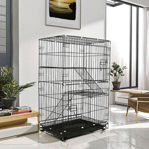 Ultimo <span class=keywords><strong>Design</strong></span> 2022 Pet grande gabbia pieghevole filo di ferro gabbia di trasporto pieghevole per cani da compagnia - Product Image 3