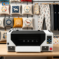 KECAI Printer DTF Model Baru 12 Inch A3 XP600 Dengan Mesin Penggoyang Bubuk Terintegrasi Otomatis Penuh Untuk Tekstil Pakaian Kaos