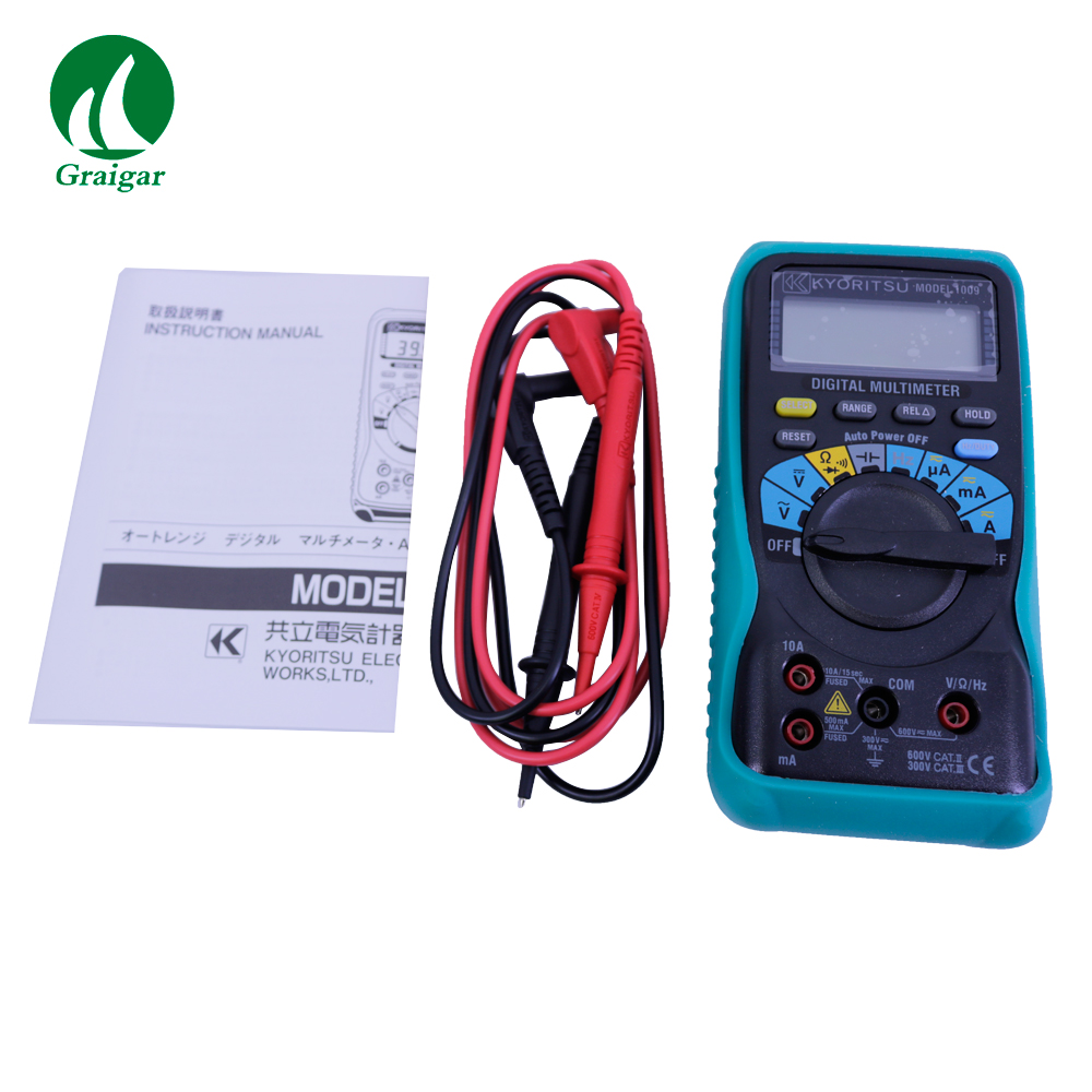 KYORITSU 1009 Digital Multimeters - Reliable AC DC Testing