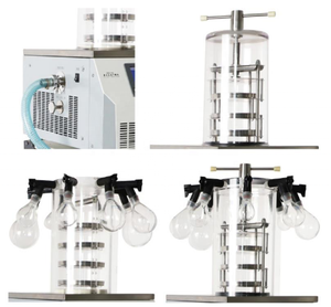 Laboratory Gland Type Top Press Type <b>Small</b> 1.03m Lab Lyophilizer Vacuum Freeze <b>Drying</b> <b>Machine</b> Food Processing Energy Saving - Product Image 3