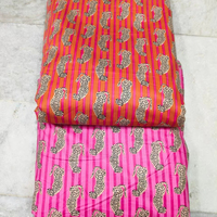 Nueva Llegada, Tela de Algodón Lavado Estampada Multicolor Personalizable de Alta Calidad Premium para Vestidos, Trajes, Bolsos y Sofás para Niñas y Niños