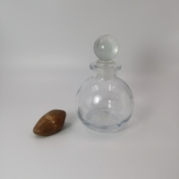 Diffuseur de parfum en verre d'aromathérapie 100 ml avec bouchon en caoutchouc, imprimé sérigraphié, pour huiles essentielles et senteurs, avec boîte en liège