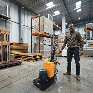 Pulidora de Terrazo de Doble Propósito Húmedo y Seco con 12 Cabezales y Conversión de Frecuencia, Pulidora de <span class=keywords><strong>Esmeril</strong></span> - Product Image 1