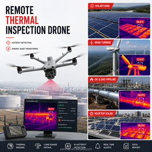 MATRICE 4TD Remote <b>Thermal</b> Inspection Drone 4TD Infrared UAV For Solar Wind Farm Pipeline Leakage Detection Operations Solution - Product Image 1